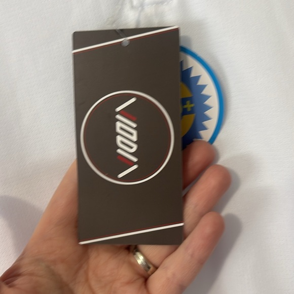 White Sleeveless Women's Golf Top - Picture 3 of 7